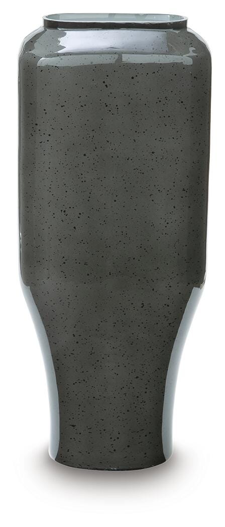 Kierlain Vase - Gray/Black (1)