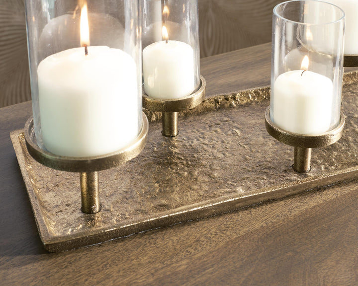 Wallmond Candle Holder - Light Brown (4)