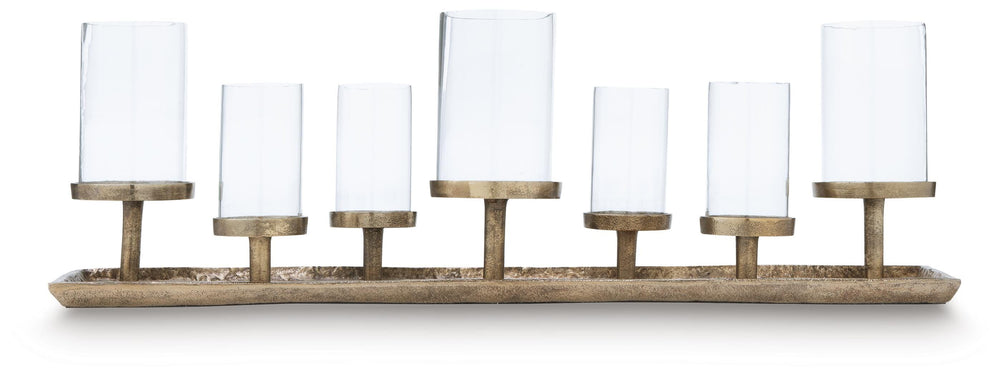 Wallmond Candle Holder - Light Brown (1)