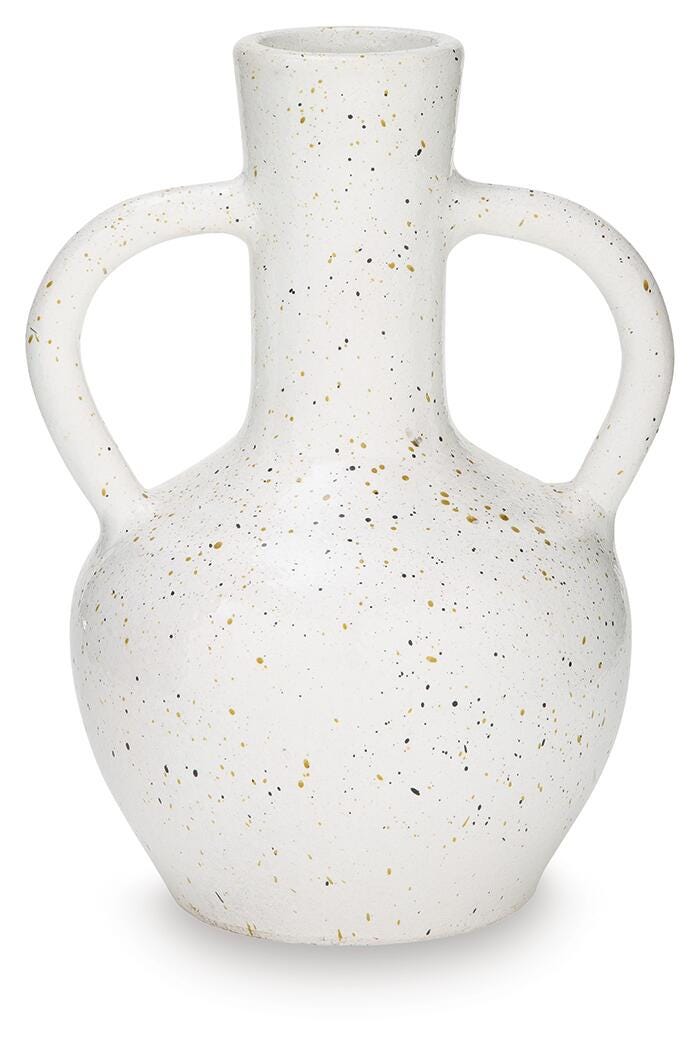 Dallinworth Vase - White/Black (1)