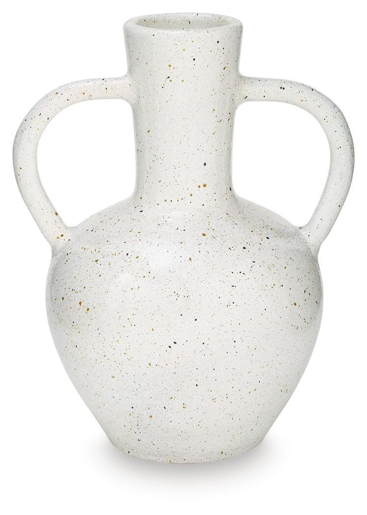 Dallinworth Vase - White/Black (1)