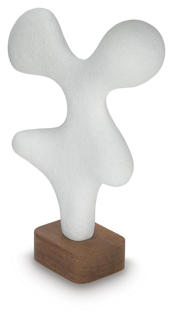 Lavarsen Sculpture - White/Brown (3)