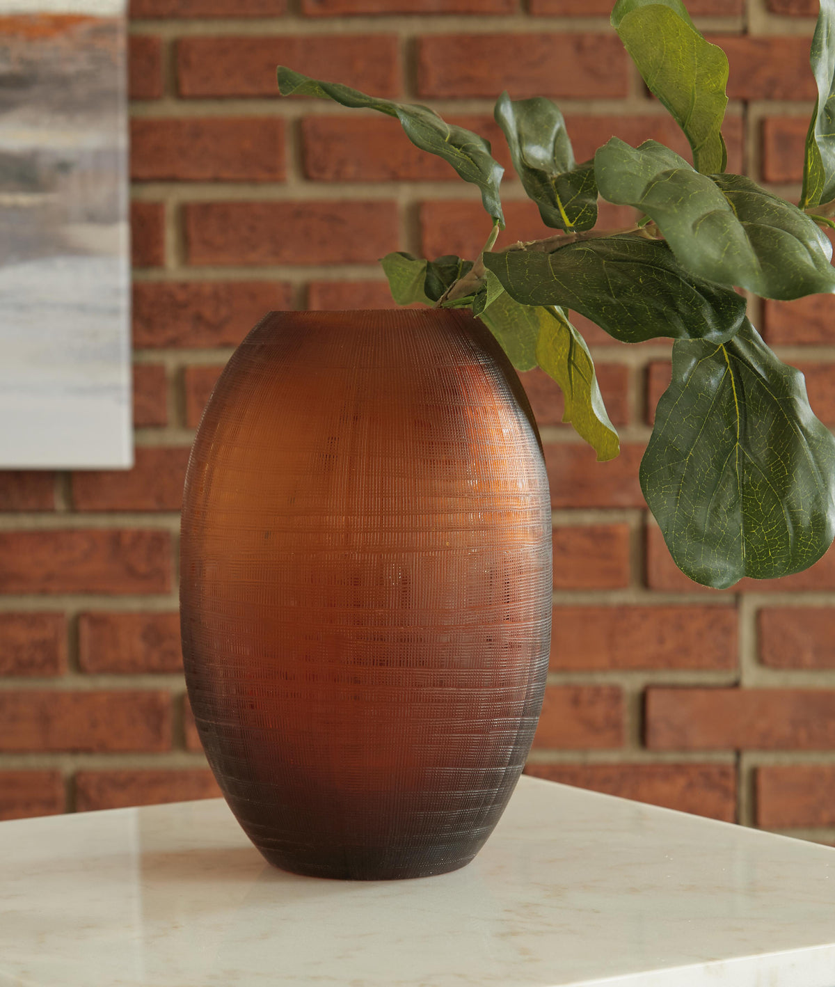 Embersen Vase - Amber (2)