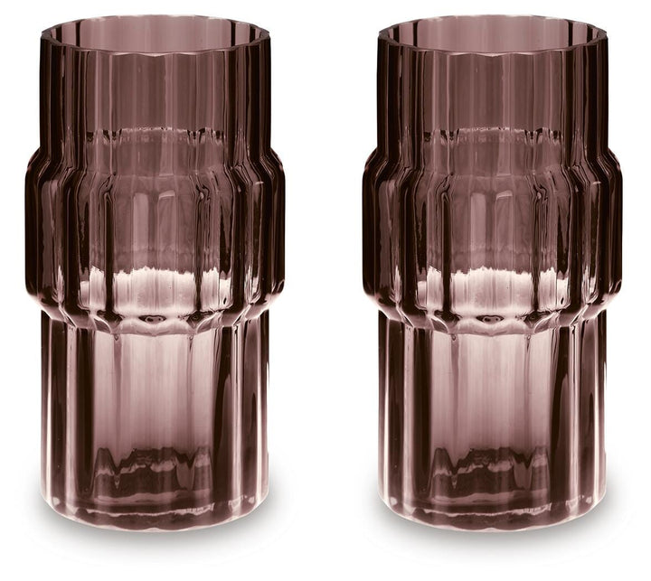 Dorlow Vase (Set of 2) - Mauve (1)