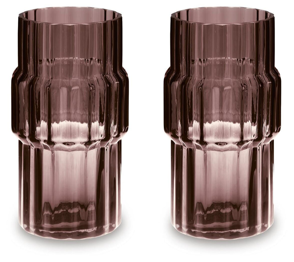 Dorlow Vase (Set of 2) - Mauve (1)