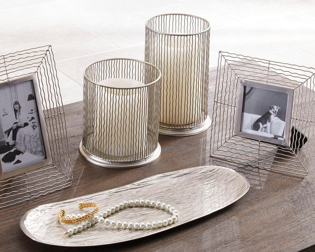 Dympna Accessory Set (Set of 5) - Pearl Silver (2)