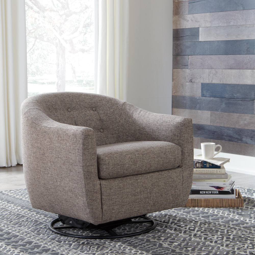 Upshur Accent Chair - Light Brown (2)