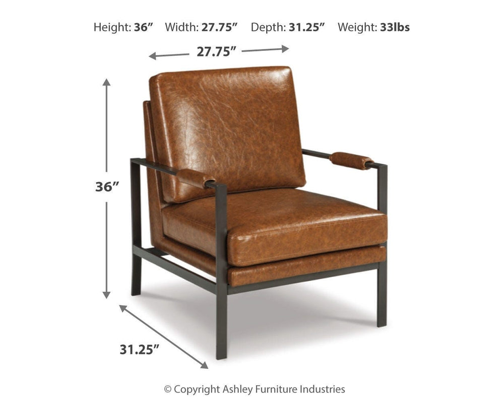 Peacemaker Accent Chair - Dark Brown (3)