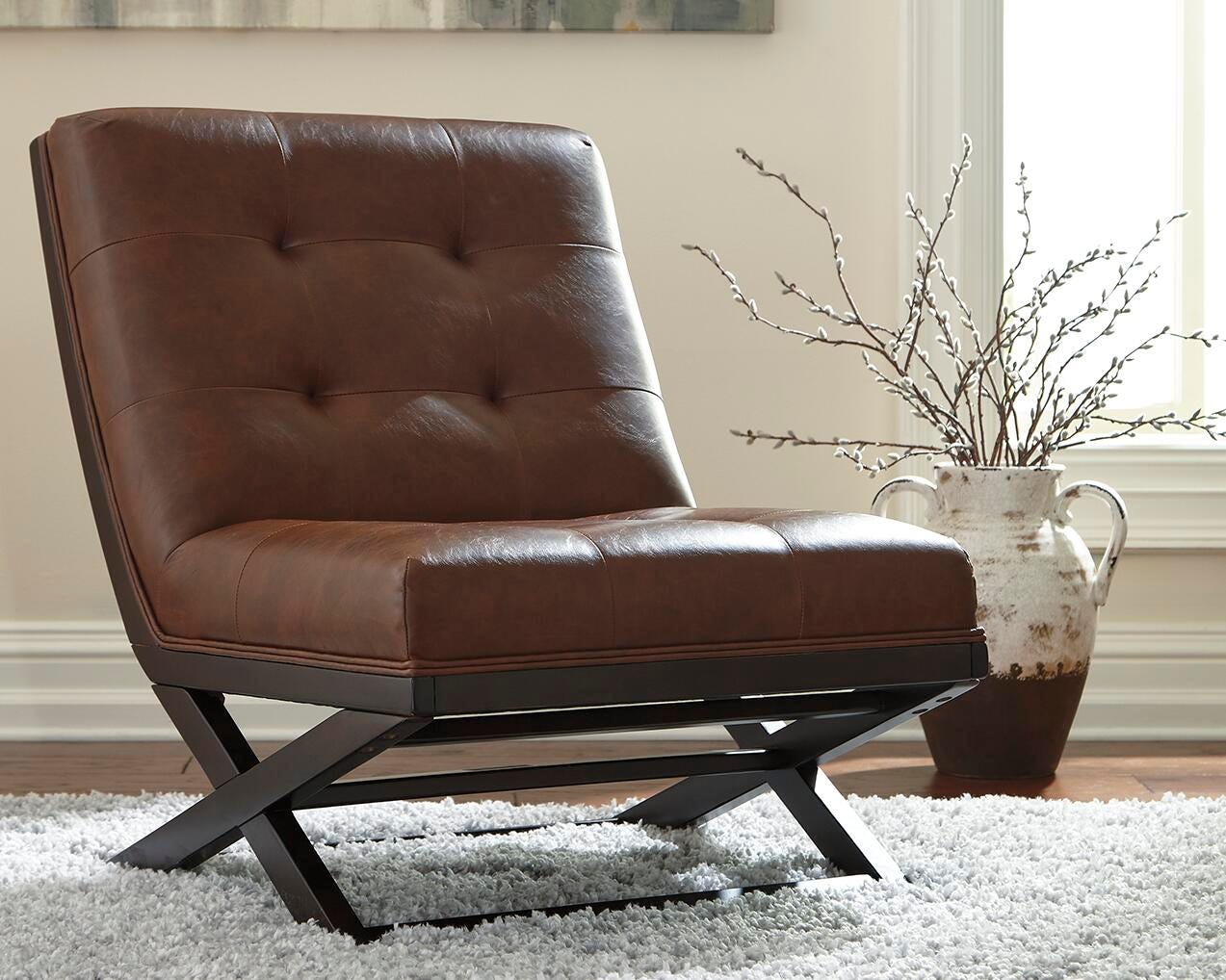 Sidewinder Accent Chair - Dark Brown (2)