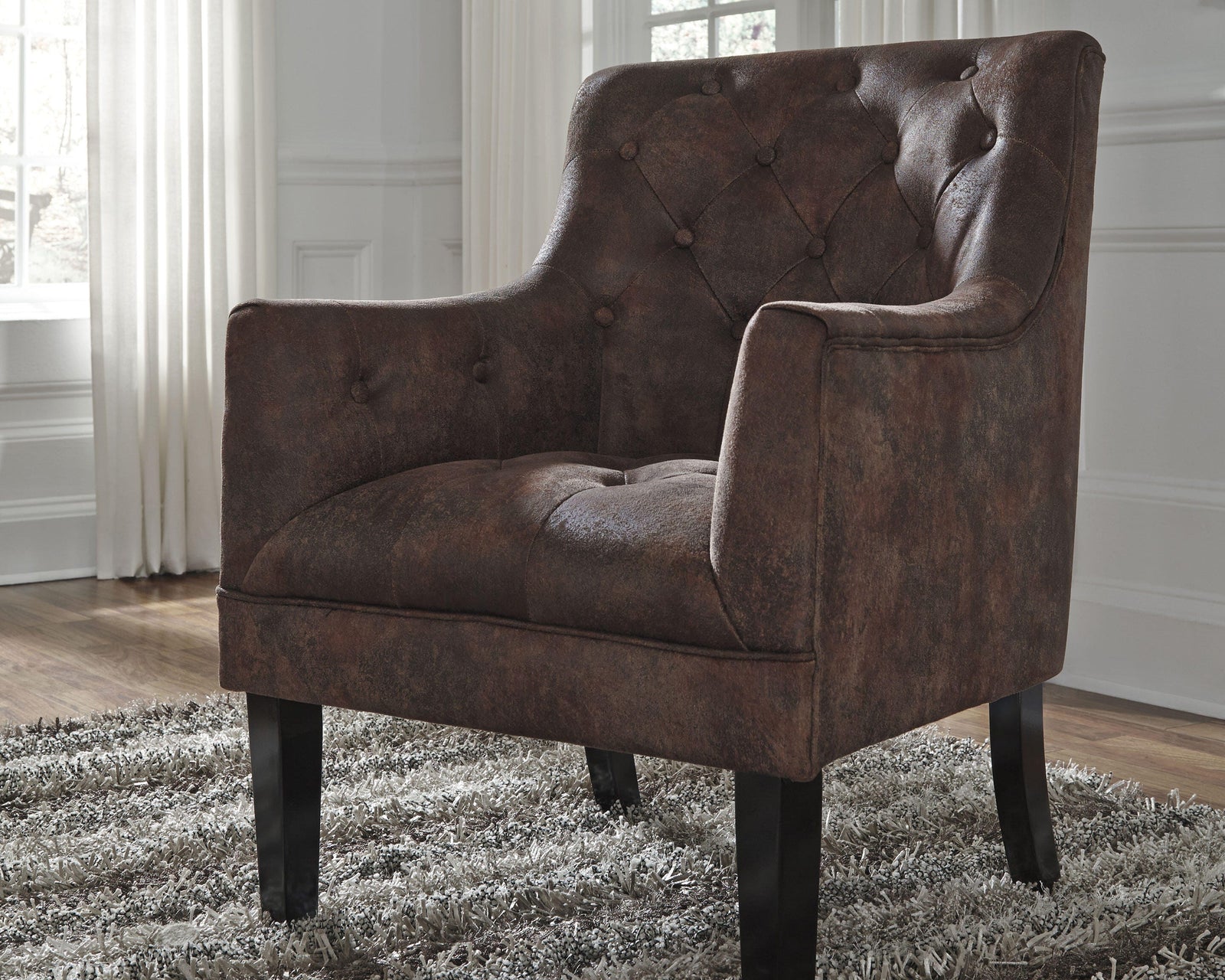 Drakelle Accent Chair - Dark Brown (2)