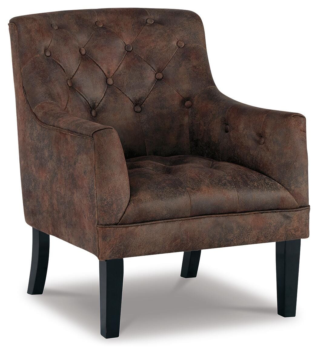 Drakelle Accent Chair - Dark Brown (1)