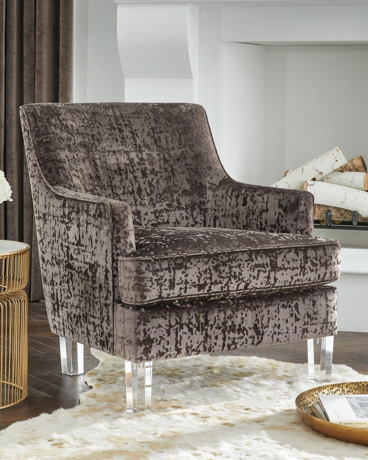 Gloriann Accent Chair - Dark Gray (2)