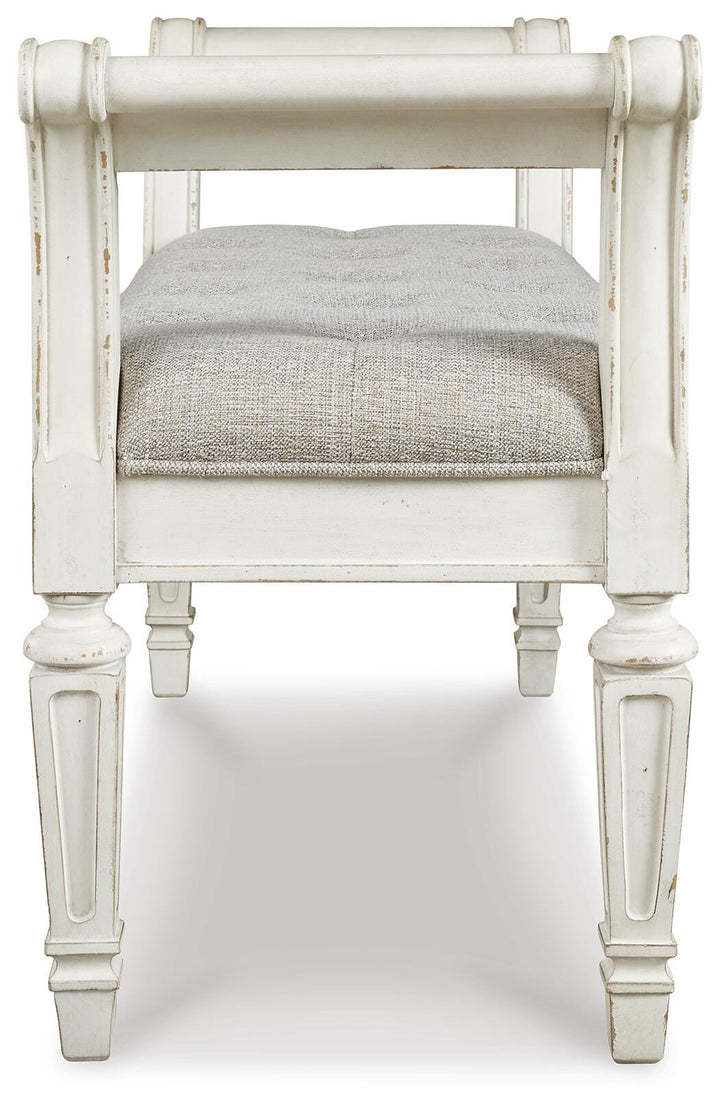 Realyn Accent Bench - White (3)