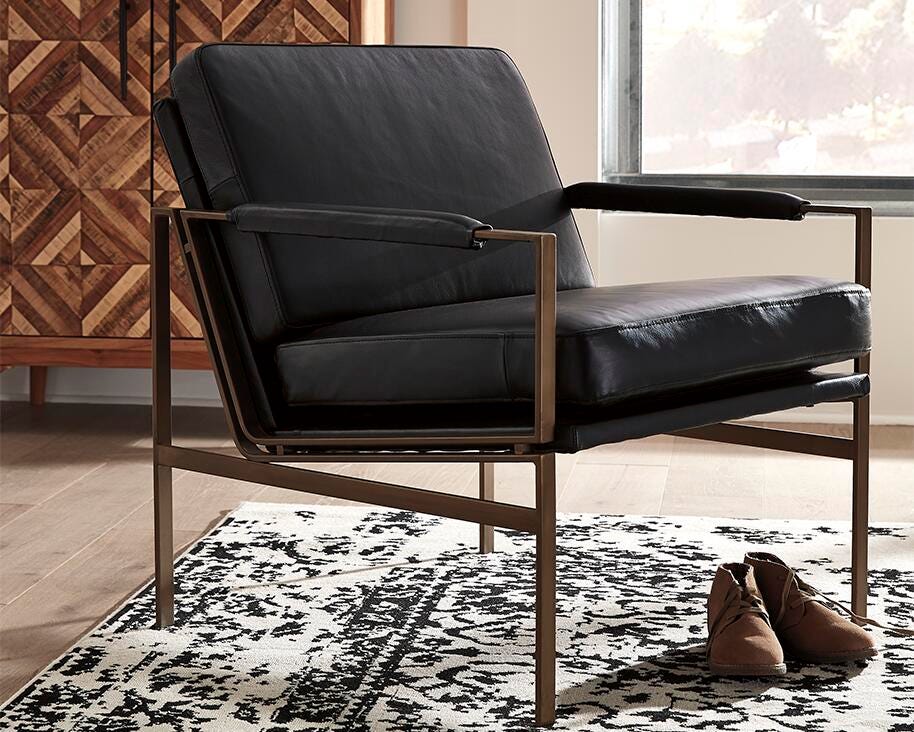 Puckman Accent Chair - Black (2)