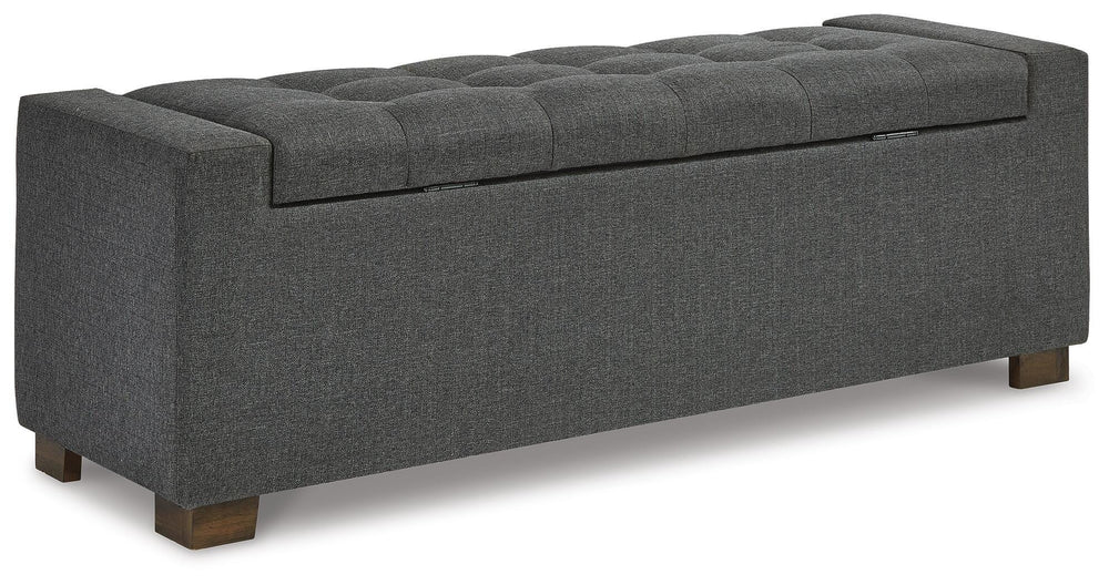 Cortwell Storage Bench - Gray (6)
