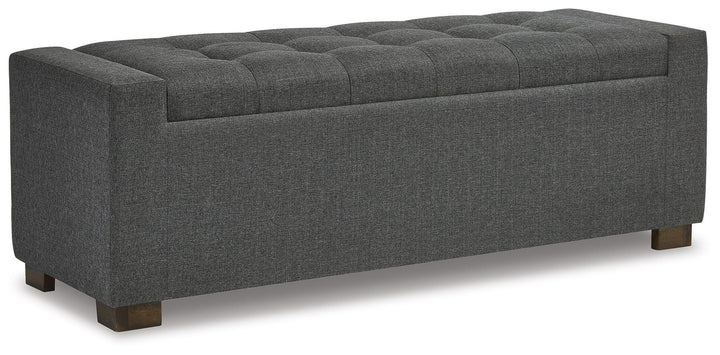Cortwell Storage Bench - Gray (1)