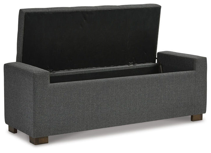 Cortwell Storage Bench - Gray (3)