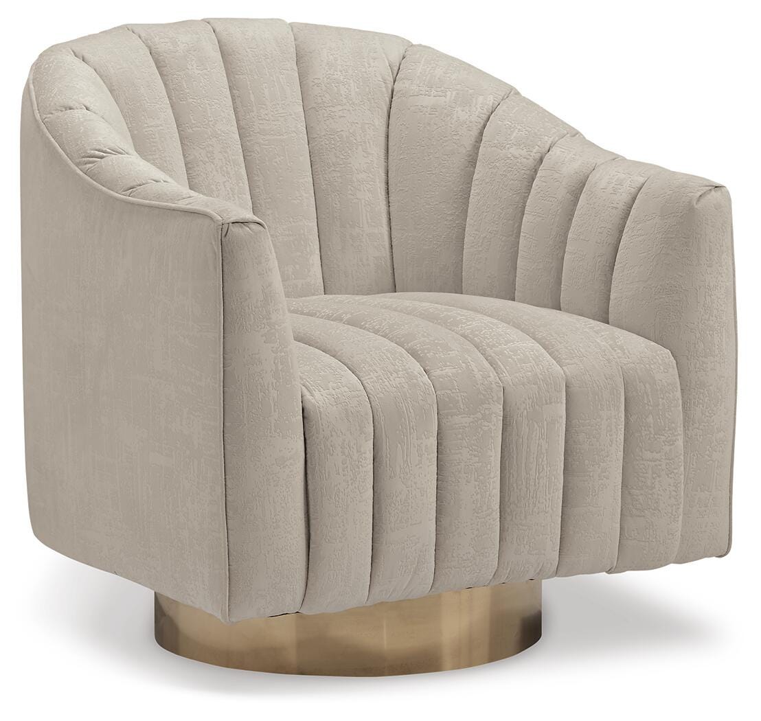 Penzlin Accent Chair - Pearl Silver (1)