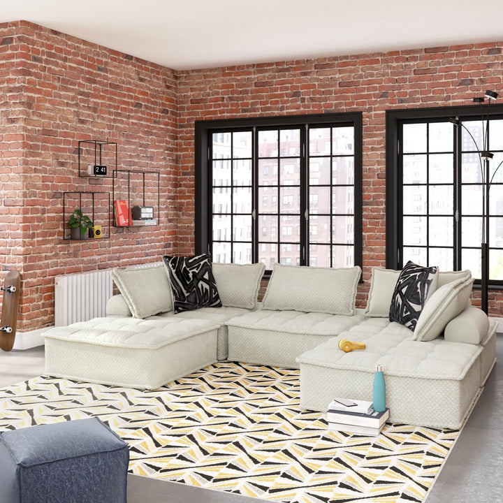 Bales 5-Piece Modular Seating - Light Brown (12)