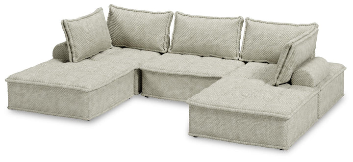 Bales 5-Piece Modular Seating - Light Brown (2)