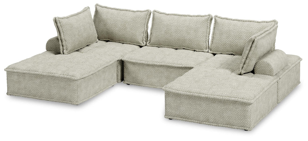 Bales 5-Piece Modular Seating - Light Brown (2)