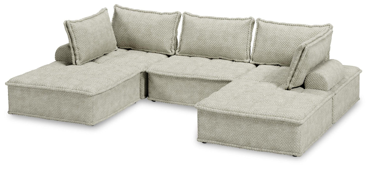 Bales 5-Piece Modular Seating - Light Brown (2)