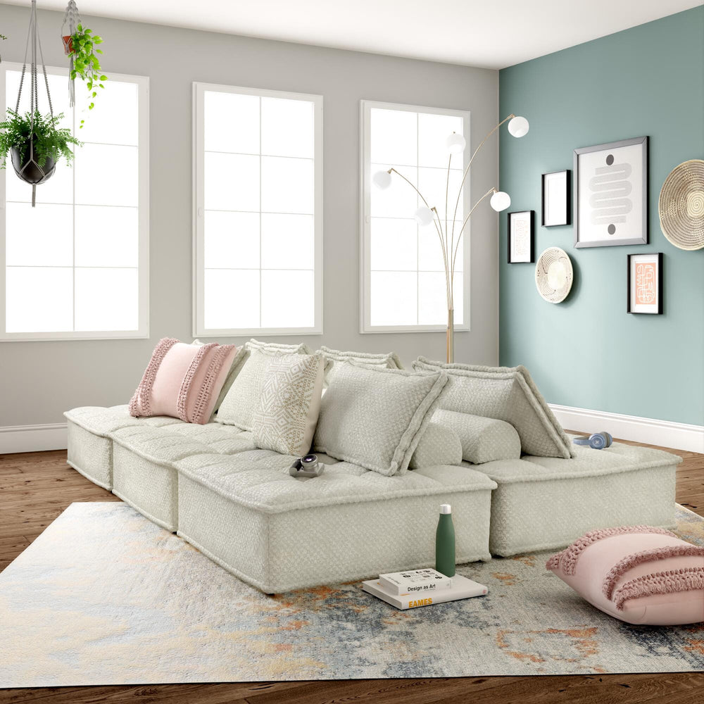 Bales 6-Piece Modular Seating - Taupe (12)