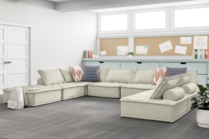 Bales 8-Piece Modular Seating - Light Brown (10)