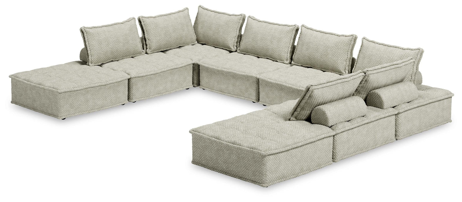 Bales 8-Piece Modular Seating - Light Brown (2)