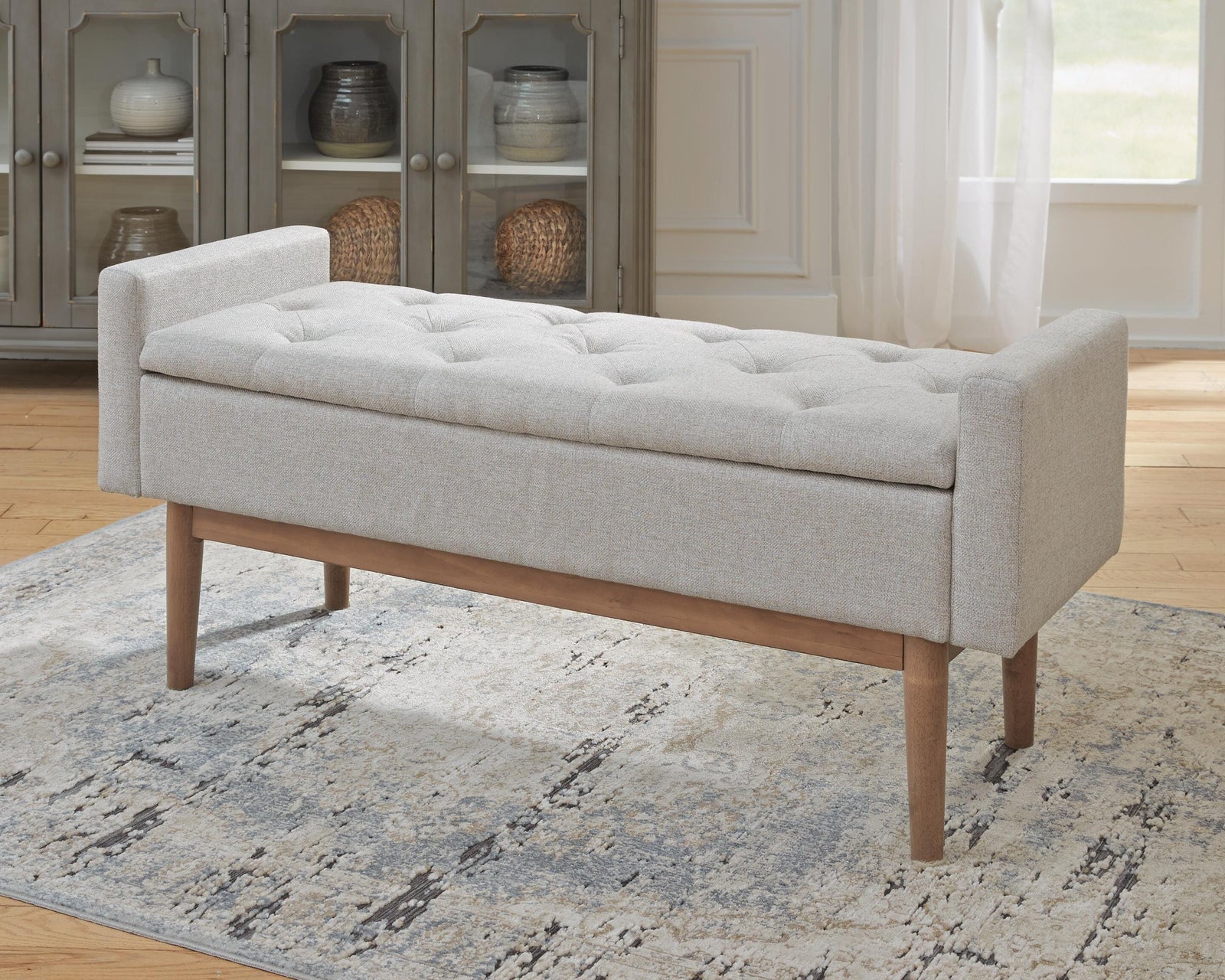 Briarson Storage Bench - Beige (2)