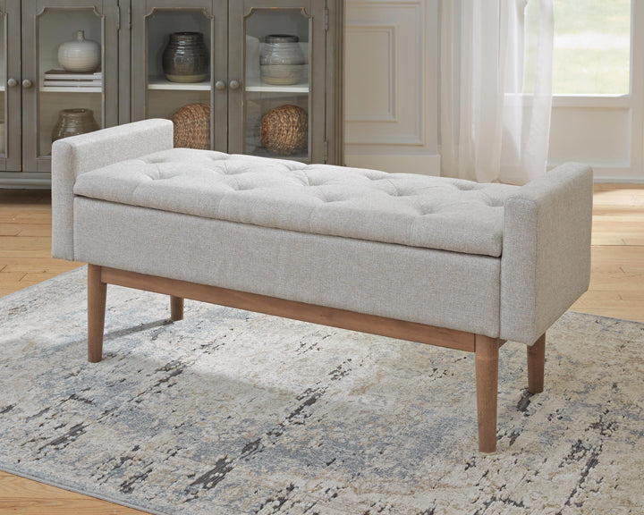 Briarson Storage Bench - Beige (2)