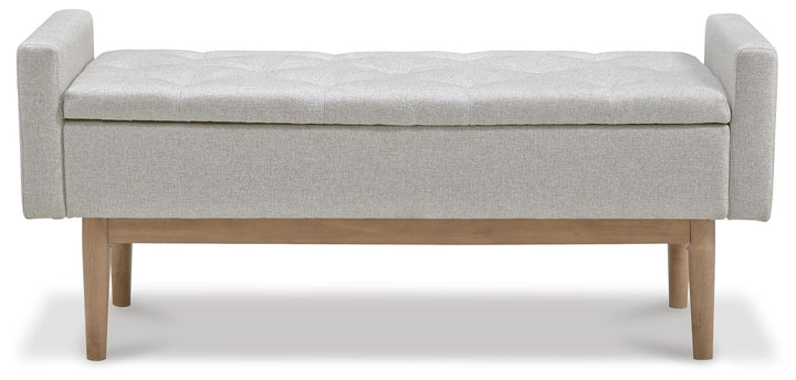 Briarson Storage Bench - Beige (4)