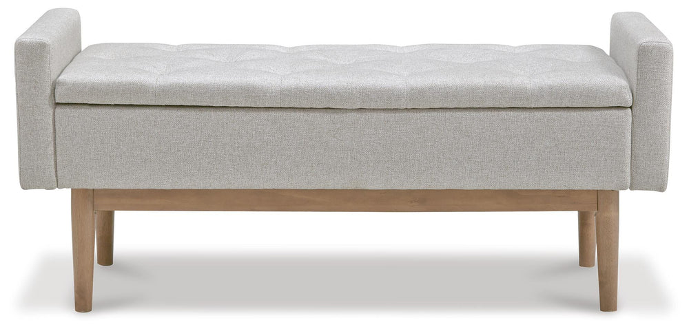 Briarson Storage Bench - Beige (4)