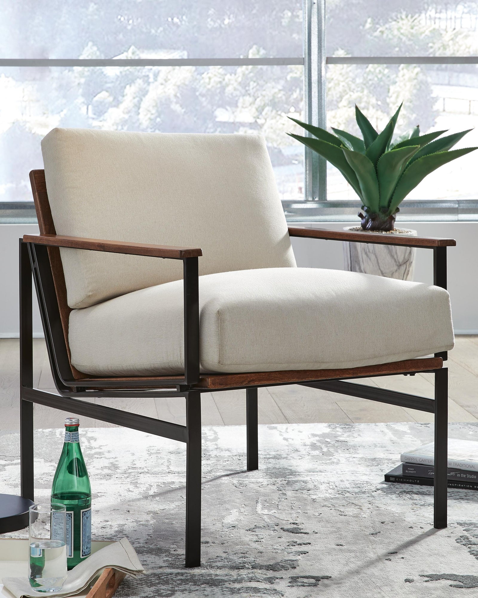 Tilden Accent Chair - Pearl Silver (2)