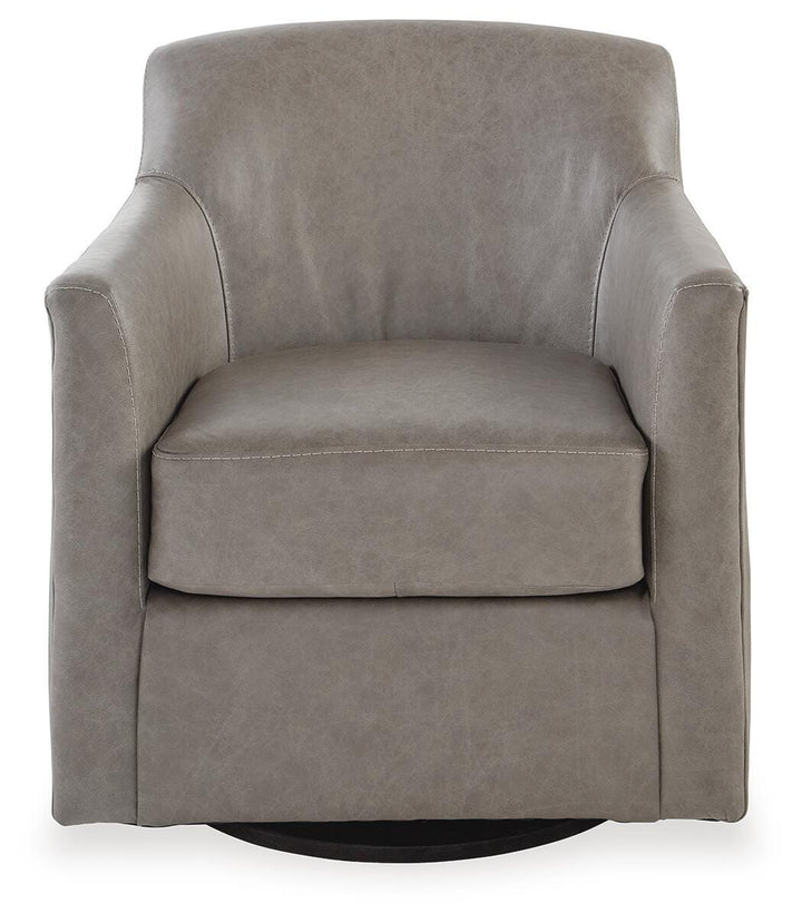 Bradney Swivel Accent Chair - Dark Gray (3)