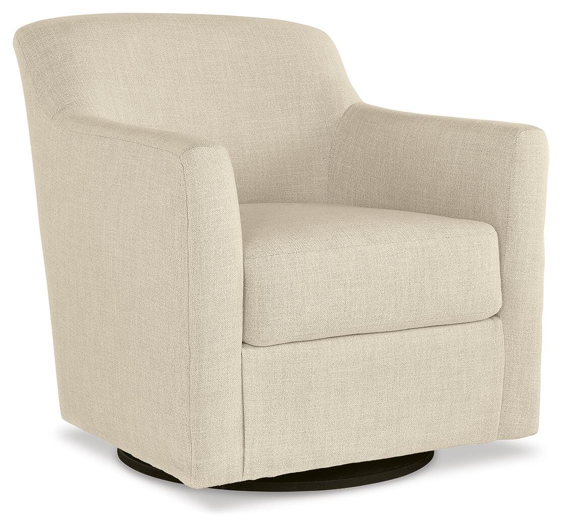 Bradney Swivel Accent Chair - Beige (1)