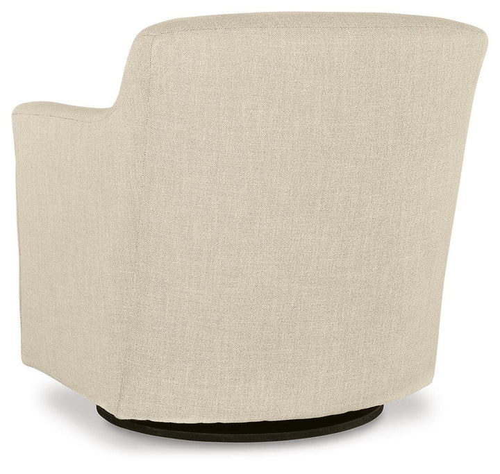 Bradney Swivel Accent Chair - Beige (5)