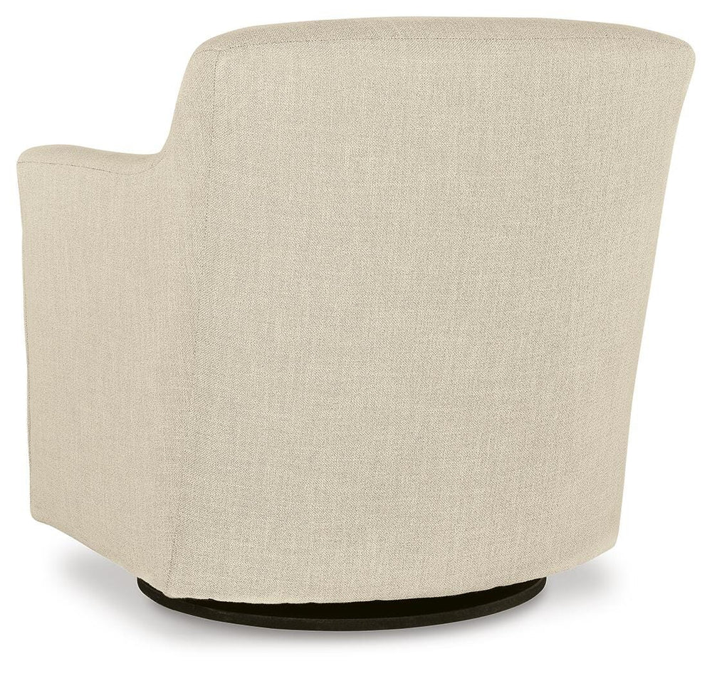 Bradney Swivel Accent Chair - Beige (5)