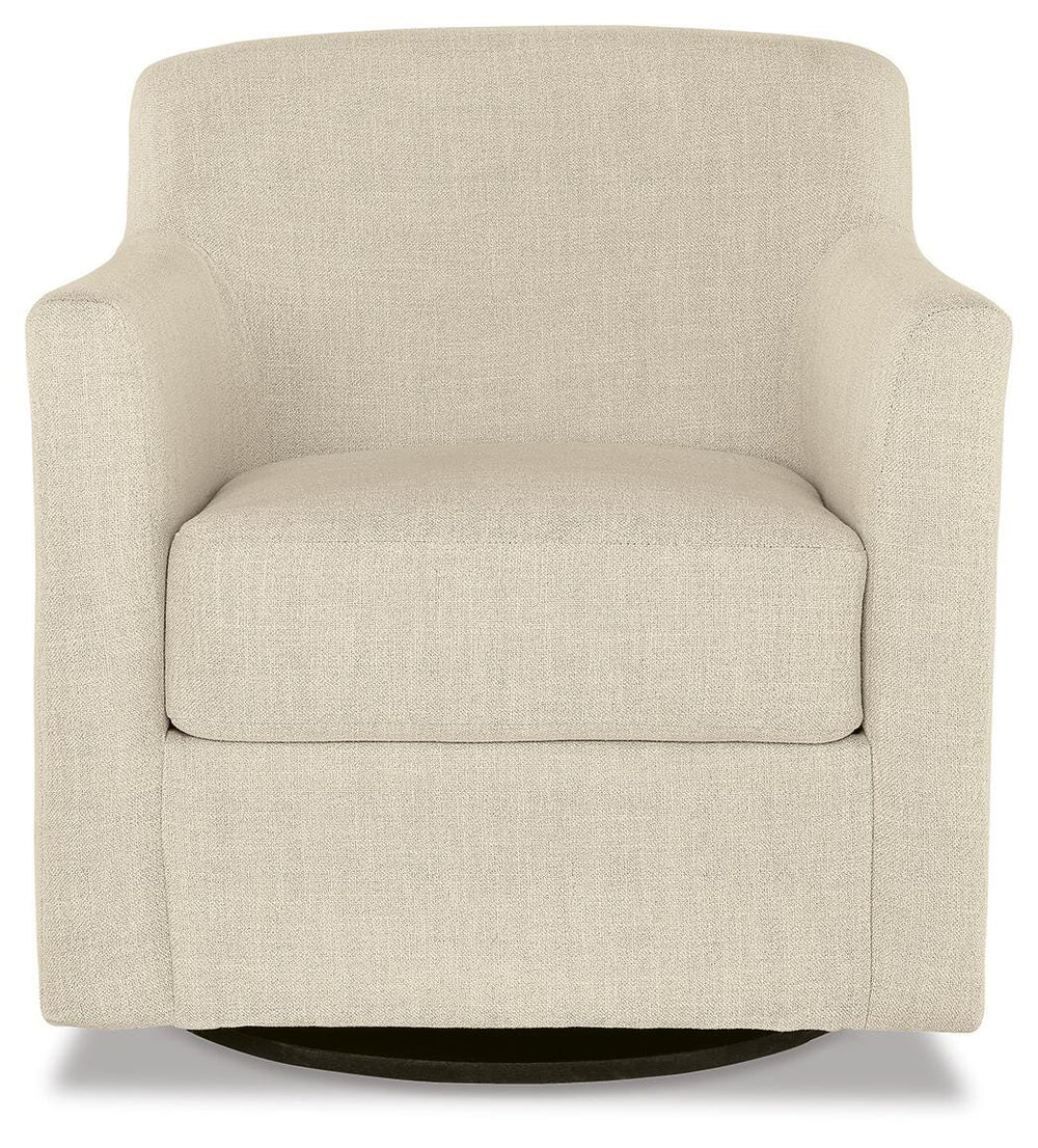 Bradney Swivel Accent Chair - Beige (3)
