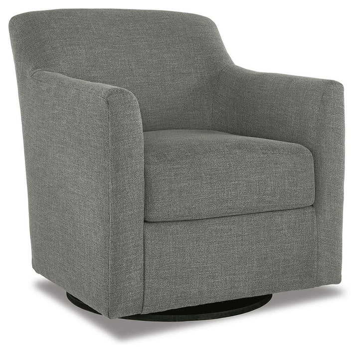Bradney Swivel Accent Chair - Gray (1)