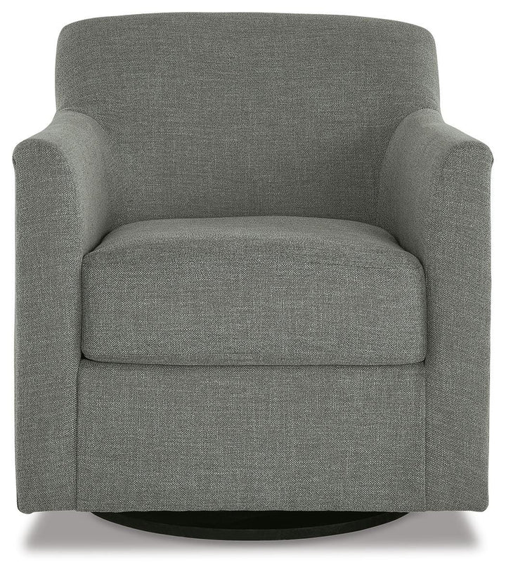 Bradney Swivel Accent Chair - Gray (3)