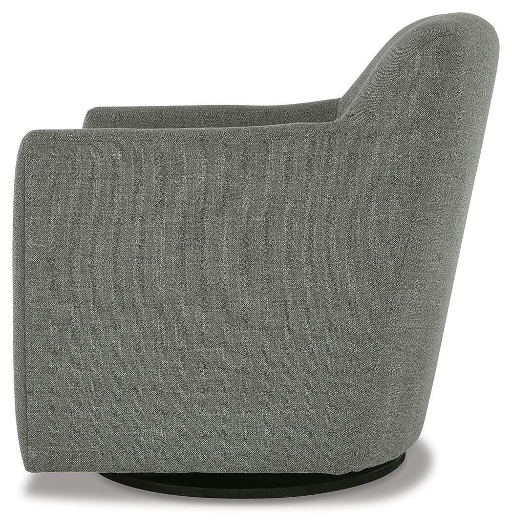 Bradney Swivel Accent Chair - Gray (4)