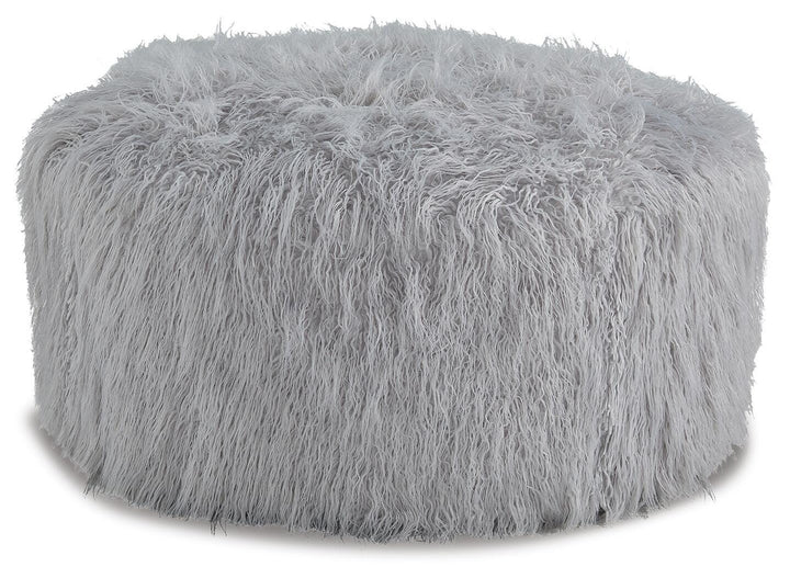 Galice Oversized Accent Ottoman - Gray (1)