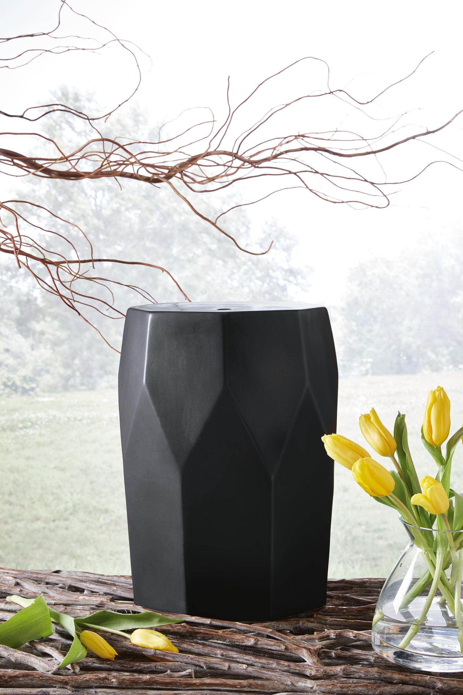 Rhysworth Stool - Black (2)