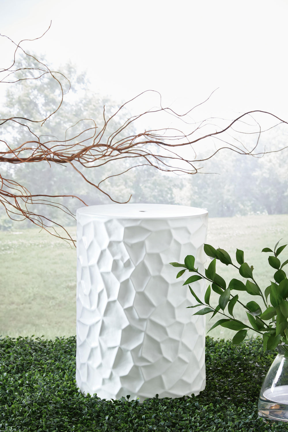 Jungrove Stool - White (2)