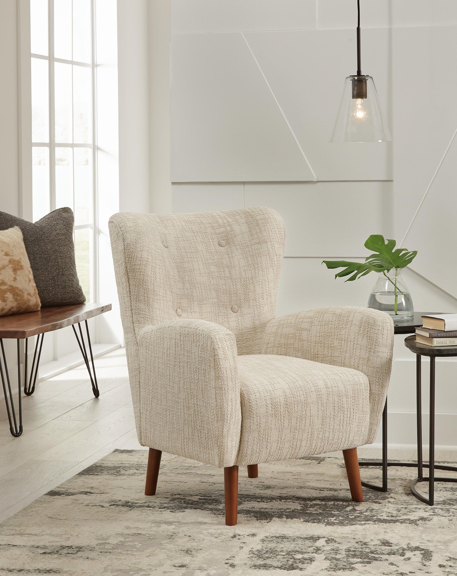 Jemison Next-Gen Nuvella Accent Chair - Beige (2)