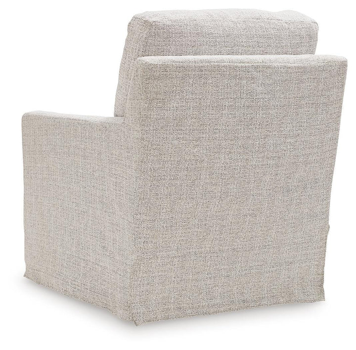 Nenana Next-Gen Nuvella Swivel Glider Accent Chair - Pearl Silver (5)