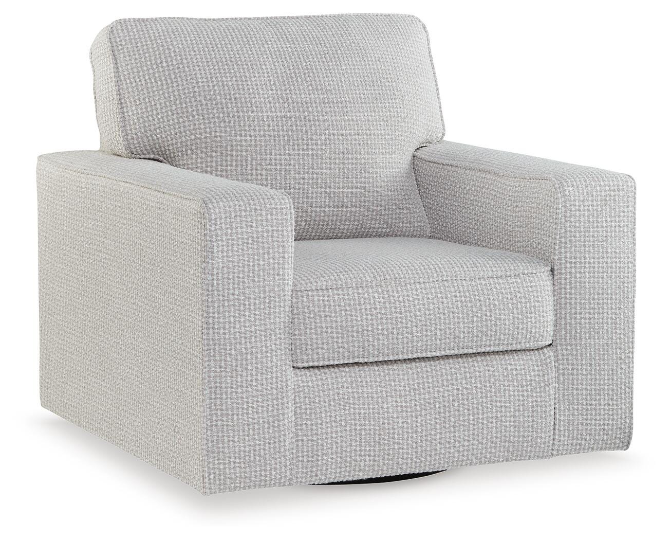 Olwenburg Swivel Accent Chair - Light Brown (1)