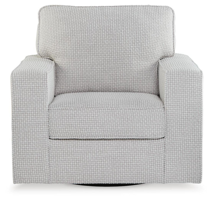 Olwenburg Swivel Accent Chair - Light Brown (3)