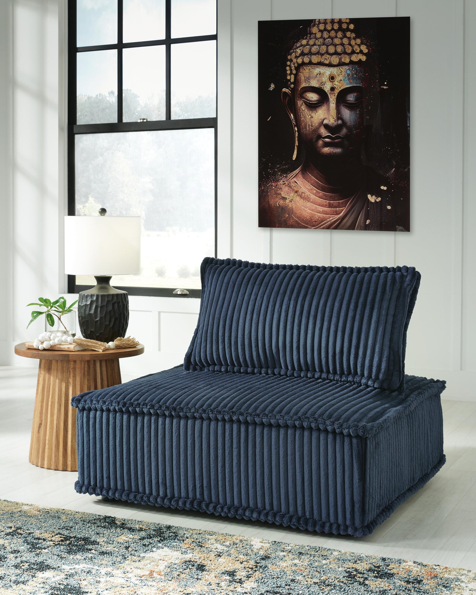 Bales Accent Chair - Blue (2)
